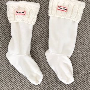 White Hunter boot socks